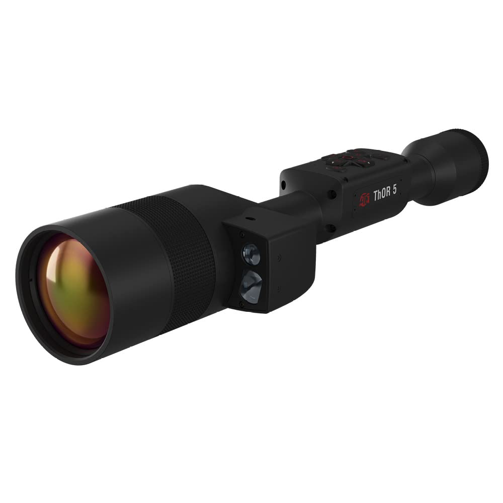 ATNThor 5 Smart HD Thermal Scope w/Ultra Sensative Gen 5 Sensor, Video Rec, Built in LRF, Ballistic Calculator, RAV