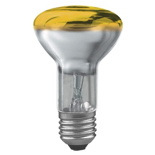 Clar-leuci - Lámpara incandescente r-80 60w 230v e-27 amarilla