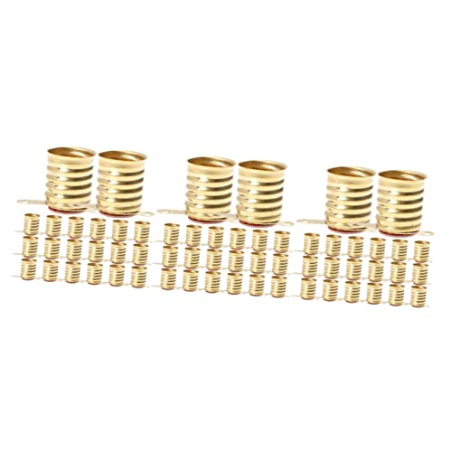 Mikikit 150 Pcs Lamp Holder Screw Bulb Adapter Bulb Holder for Indicator Lights Circuit Bulb Holder Bulbs Lamps Base Lamps Base Holder Bulb Holder for Light Sources Bulbs Lamps Holder