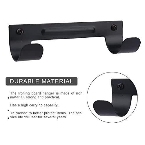 Wandhalterung, Bügelbretthalter, Wandregal für Waschküche, Aufbewahrungsregal, Hängeregal Wandhalterung, Bügelbrett Aufhänger, Bügelbrett Haken Wandhalterung