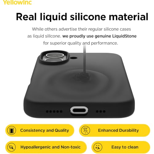 Image of Case Cover for iPhone 17 (Liquid Black, iPhone 17)