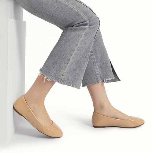 Image of DREAM PAIRS Women's Sole-Simple Ballerina Walking Flats Shoes