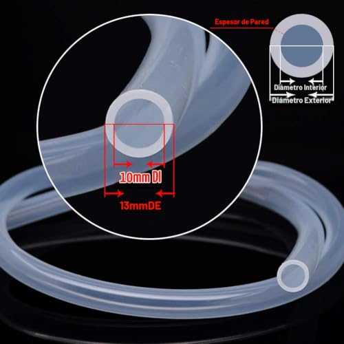 Tubo de silicón alta temperatura 15 Imagen adicional