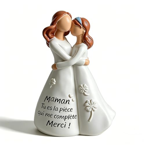 Lueaurra Figurine en résine Mère et Fille