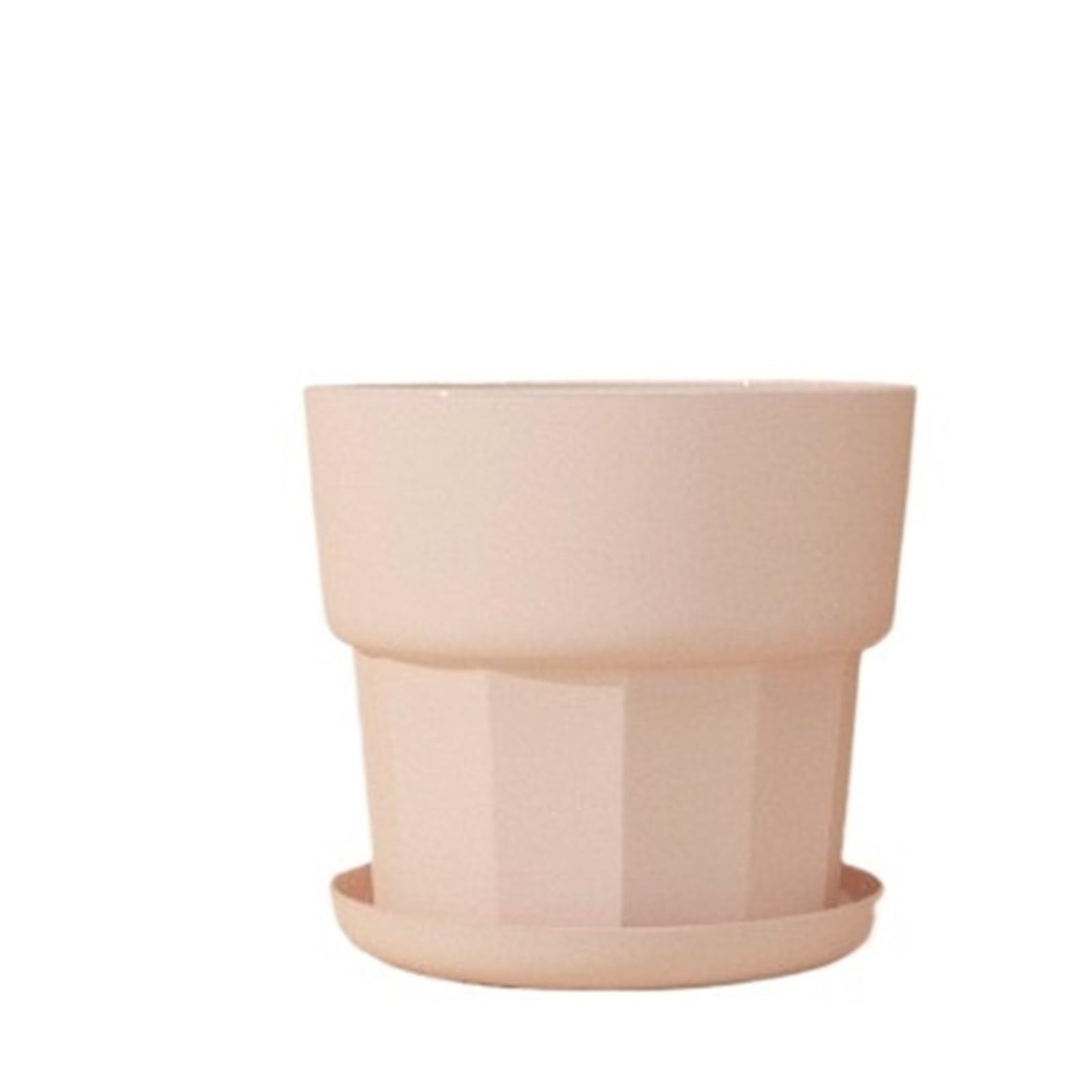 WLIHDB 2Pcs Resin Flower Pot Thickened Desktop Green Radish Succulent Special Planter Container for Seeds Seedling(Pink)