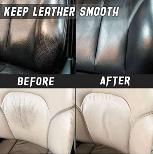 Advanced Leather Repair Gel - 2024 New Vinyl Upholstery Repair Kit, Professional DIY Leather Conditioner Restorer, Liquid Leather Repair Cream for Furniture, Boat or Auto Car Seats (White)