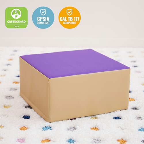 ECR4Kids SoftZone Junior Mix n' Match Pedestal, Beginner Playset, Purple by ECR4Kids - Image 6