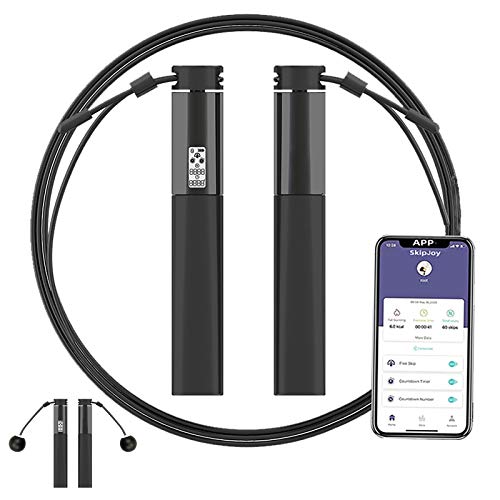 Jump Rope With Counter And Calorie Counter For Men Women Kidsï¼ŒSmart Cordless Indoor Jump Rope With App Data Analysis With Hd Led Display For Fitness, Crossfit, Gym, Burn Calorie