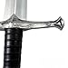 LOOYAR Medieval PU Foam Two-Handed Sword Toy Great Sword for Knight Soldier Warrior Costume Battle Play Halloween Cosplay