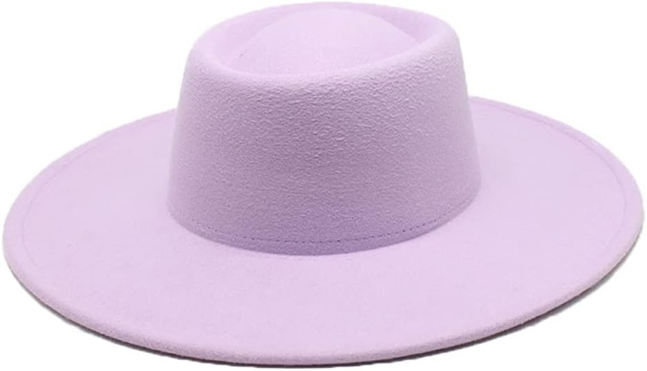 9.5CM Big Wide Brim Fedora Hat for Women Fashion Autumn Winter Felt Church Hats Wedding Dress Jazz Cap