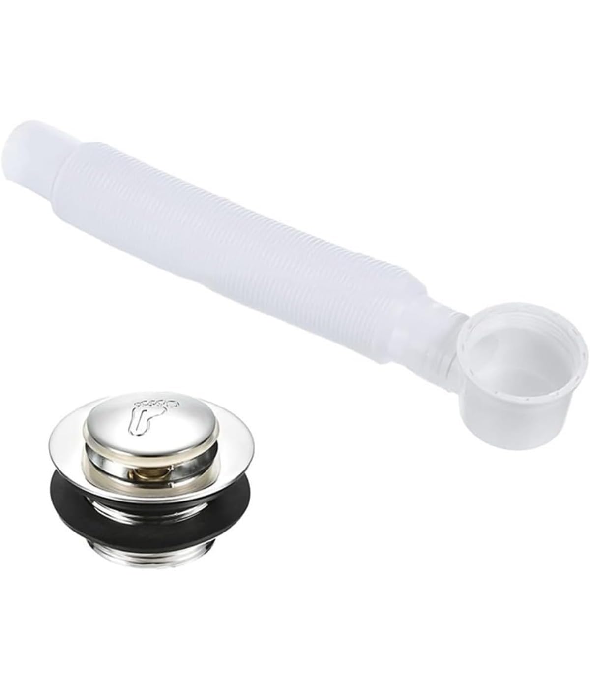 Bathtub Drain Set, Drain Overflow Set, Efficient Drainage, Bathtub Overflow Drain Plug for Bathroom, 1 Set