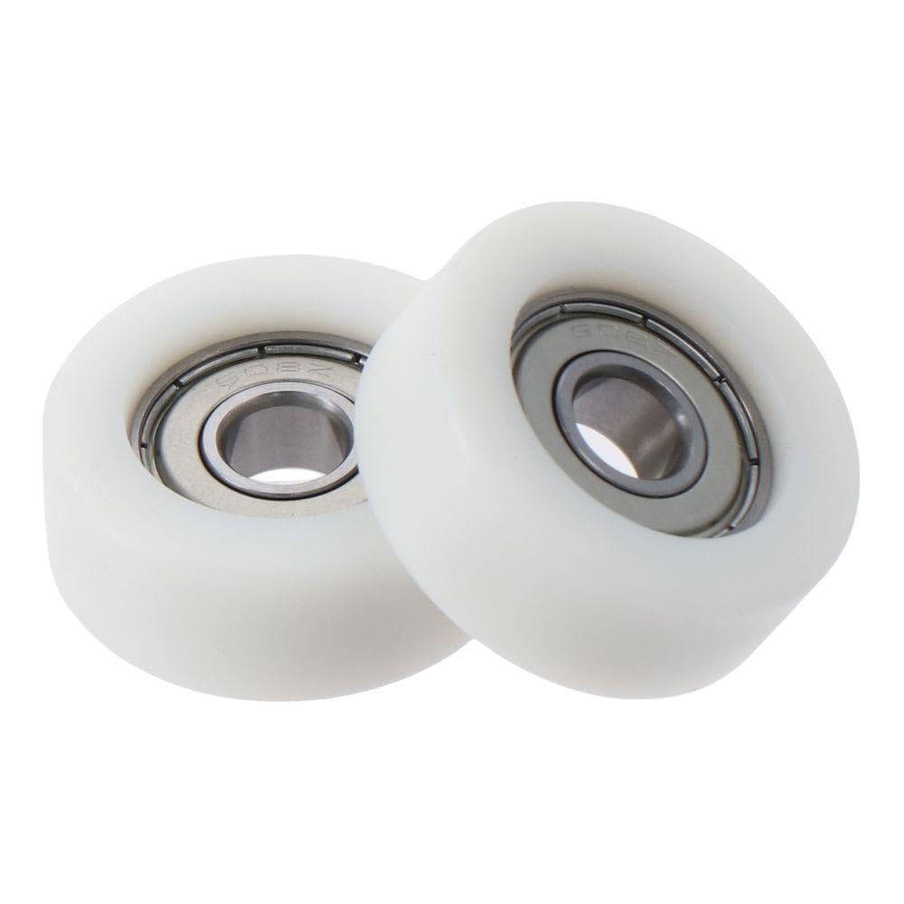 SHUATI 608ZZ Ball Bearing 4pcs Chrome Steel Smooth 8x32x12mm Guide Pulley Roller Low Noise Round Wheel Double Metal Shielded Bearings Office Equipment