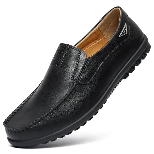 Image of Go Tour Men's Casual Leather Fashion Slip-on Loafers Shoes