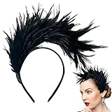 Halloween Feder Flapper: Perfekt für Teepartys, Cocktailpartys, 1920er Jahre Gatsby Partys, Hochzeiten, Kirchen, Ostern, Karneval, Derby, Halloween, Feiertage, viktorianische Kostüme und andere besondere Anlässe.