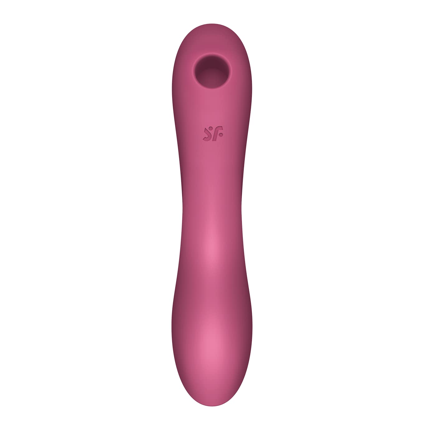Satisfyer Curvy Trinity 3 Estimulador de clítoris | Pulsaciones y vibraciones de aire | Cuerpo redondeado ergonómico | Recargable por USB | Resistente al agua (IPX7) | Succionador de clítoris femenino