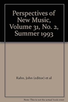Paperback Perspectives Of New Music Summer 1993 Volume 31 No. 2 Book