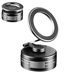 Jinyilwn Supporto magnetico per telefono sottovuoto, supporto magnetico per telefono, supporto per telefono cellulare da cruscotto, supporto magnetico retrattile per guida e attività all'aperto