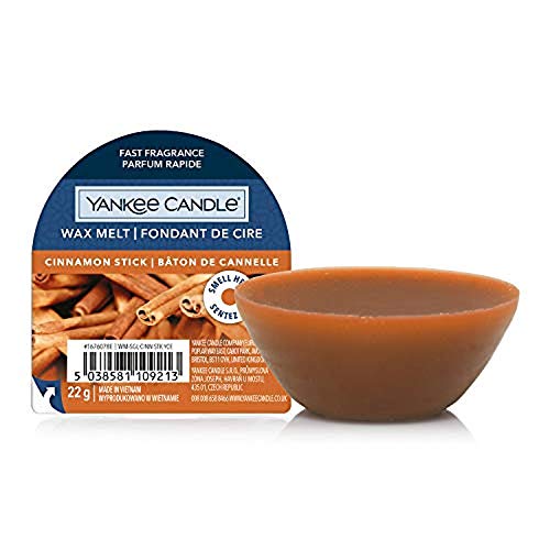 Yankee Candle fondants de cire | Bâton de cannelle | Jusqu'à 8 heures de parfum | 1 unité