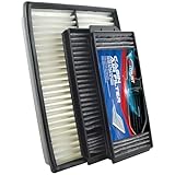 Engine and Cabin Air Filter Combo Compatible with Mazda 3 20042009, for Mazda 5 20062017 L4 2.0L
