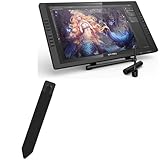 BoxWave Stylus Pouch Compatible with XP-Pen Artist Display 22E Pro - Stylus PortaPouch, Pen Stylii Holder Carrier Portable Self-Adhesive - Jet Black