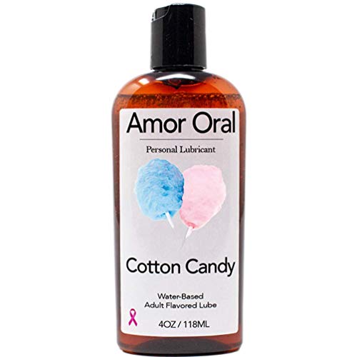 Amor Oral Cotton Candy Flavored Personal Lube 4 Ounce