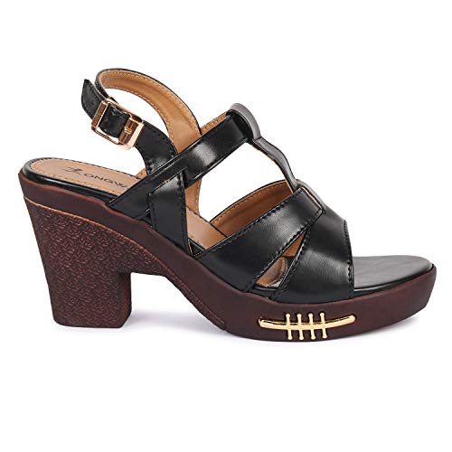 Image of Longwalk Women's & Girls' Fashion Sandal Comfortable Heel Party Wedge Sandals