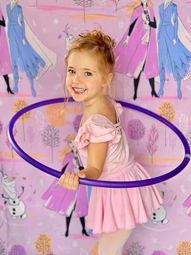 YgneeDom Girls Leotard Ruffle Short Sleeve Crisscross Back