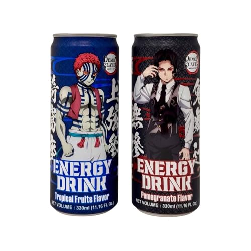 Demon Slayer Energy Drink Variety Pack – Tropical Fruit Flavor