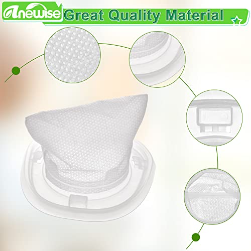 Anewise Hnvcf10 Filter Replacement For Black And Decker Dustbuster Hand Vacuum Hnvc220Bcz01, Hnvc215B10, Hnvc215B12, Hnvc115B22, Hnvc220Bcp07, Hnvc215Bw52, Hnvc115J06, 6 Pack #TOP4