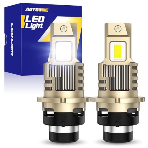 AUTOONE 2026 Upgraded D4S D4R Headlight Bulbs 1200% Bright 60000 Lumens