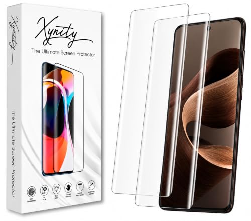 Image of Xynity Ultra Curved UV Tempered Glass for Motorola Edge 70 Pro / 70 Pro+ (Pack of 2) - Full Curved Screen Coverage with Easy Installation Kit