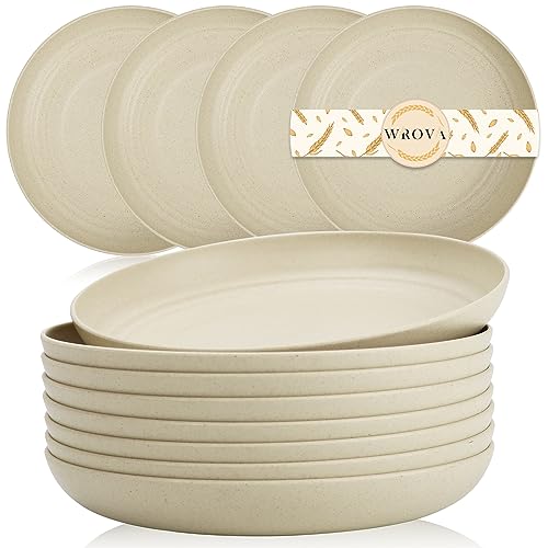 Wrova 9-Inch Unbreakable Plates Set