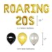 JeVenis Roaring 20s Balloons Gatsby Birthday Decor 20th Birthday Party Balloons 20 Anniversary Decorations Roaring 20s Flapper Party Roaring Twenties Birthday Balloon