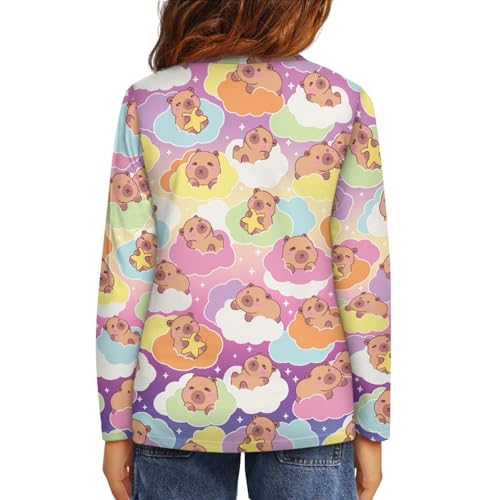 HUIACONG Kids Tshirts Boys Long Sleeve Shirt for Children Girls Tops4