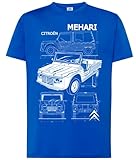 CMSLT Camiseta Premium MEHARI, Camiseta Amante del Citroen mehari, Coche Clasico, Regalo Hombre, Regalo Original Hombre, Camiseta Manga Corta, Camiseta Manga Corta Hombre