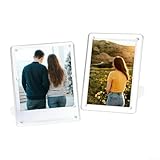 Photo Gallery confezione da 2 cornici magnetiche in acrilico, trasparenti, con protezione uv, supporto orizzontale o verticale, bordi lisci, per casa, ufficio, matrimonio, compleanno (13 x 18 cm) Photo Gallery confezione da 2 cornici magnetiche in acrilico, trasparenti, con protezione uv, supporto orizzontale o verticale, bordi lisci, per casa, ufficio, matrimonio, compleanno (13 x 18 cm)
