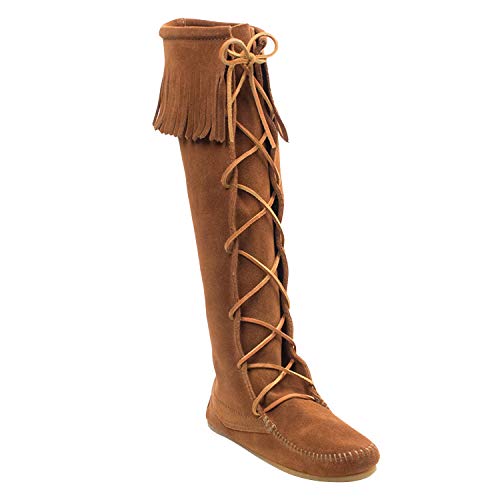 Minnetonka Women's Front Lace Knee High Boots