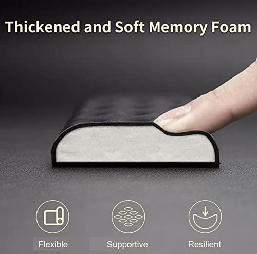 Car Knee Cushion Pads, High-density Memory Foam, For Comfort and Pain Relief while Driving (Black, Set of 2) - Image 4