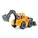 siku 0496, Set Baustelle, 5 Spielzeugfahrzeuge für Kinder, Geschenk für Jungen und Mädchen, Metall/Kunststoff, Mehrfarbig