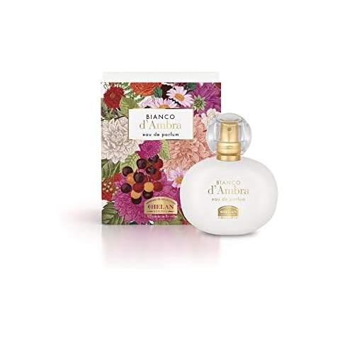 Helan, Women's Perfume Amber White, Eau De Parfum Long Duration, 50 ml, Made in Italy, Duration 4-5 Hours Cover