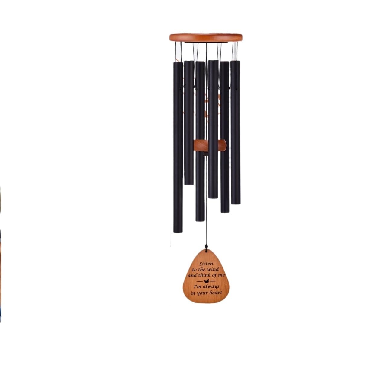 Wind Chime Memorial Wind Chimes for Sympathy WindChimes for Loss of Loved Remembrance Gifts for Funeral Windchime(1.2mm)