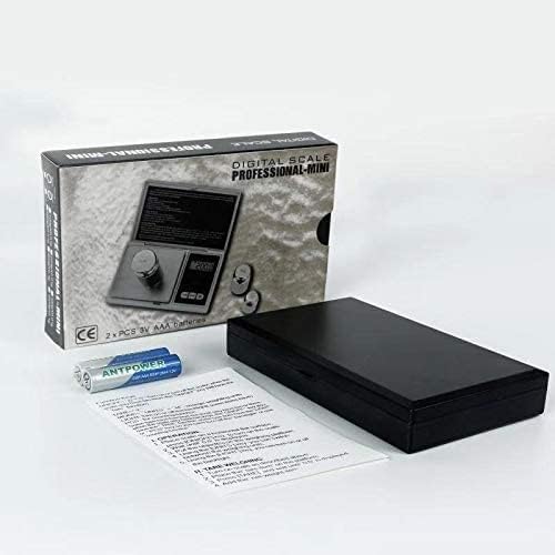 Foraco 200gx0.01g Portable Digital Scales, Mini Digital Weighing Scales with Back-lit LCD Display, Pocket Scales Mini scales for Gold, Jewellery, Food, Coffee, Herbs, Powder (Batteries Included)