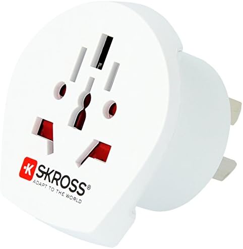 SKROSS 1500220 Country Travel Adapter - World to UK - White