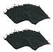 AOMGD 1 X Pack Of 25 Large 7" X 5" Pouches - Elegant Black Velvet Drawstring Jewelry Bags