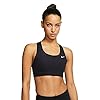 Nike Women's Medium Support Non Padded Sports Bra, Black/(White), X-Large