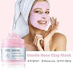 ANAI RUI 3 Pack Pore Purity Cleansing Clay Mask Set Absorbs Excess Oil,Turmeric Vitamin C Clay Mask -Rose Facial Mask -Avocado Green Tea Mud Mask,Facial Mask Skincare for Deep Cleansing 2.5 oz each - Image 4