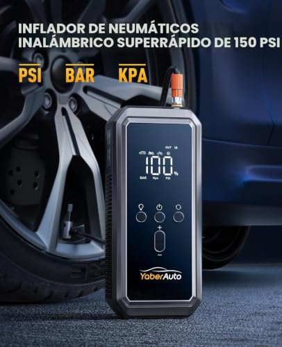 Batería de arranque YaberAuto YA70 ideal para viajes largos por carretera y camping 3