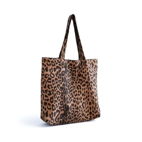 Bolso hombro grande para mujer estilo cebra informal miniatura 1