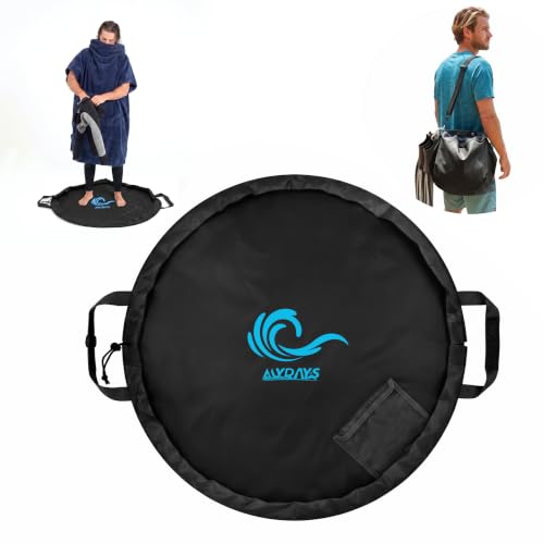 Mydays MYDAYS Wetsuit Changing Mat, Drawstring Dry Bag for Surfing Surf, Keeps your Wet Suit & Car Clean, Surf Change Gear, Surfing Accessories, Surfing Gift for Water Sports & Scuba