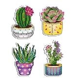 Herrschners Artibalta Cactus Magnets Counted Cross-Stitch Kit
